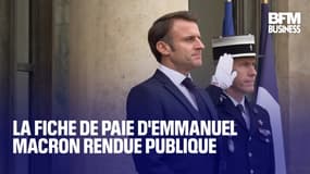 La fiche de paie d'Emmanuel Macron a été rendue publique