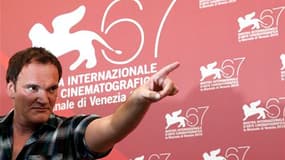 Quentin Tarantino, président du jury de la 67e Mostra de Venise. Le festival vénitien, qui connaîtra ses lauréats ce samedi soir, a proposé une sélection solide et variée, sans toutefois faire émerger de film capable de créer l'événement. /Photo prise le