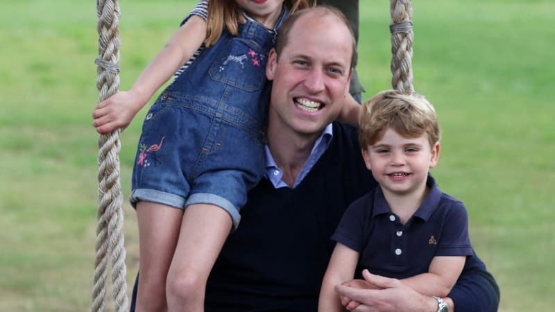 Le prince William et son fils Louis