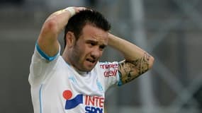 Mathieu Valbuena, sous le maillot de Marseille, le 26 octobre 2013 au Vélodrome