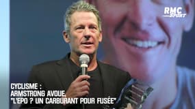 Cyclisme: Armstrong avoue, "L'EPO ? Un carburant pour fusée"
