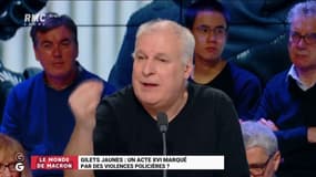 #GiletsJaunes "Il y a de la violence policière, souvent très injuste, souvent disproportionnée ! Quand les choses débordent, les policiers sont paumés !" @etienneliebig #GGRMC 