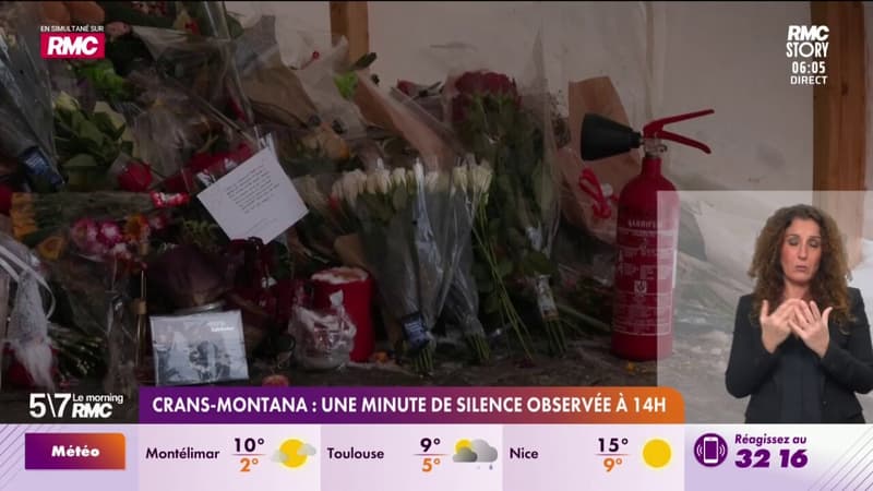 Crans-Montana : Une minute de silence observée à 14 heures