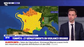 Story 2 : Tempête, 27 départements en vigilance orange - 22/02