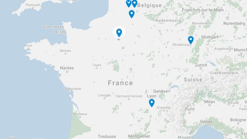 Les 10 villes les plus polluées de France en 2018, selon AirVisual.