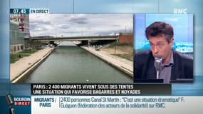 "il y a très clairement des risques d'infection, de type gale ou tuberculose, qui sont déjà repérés sur le site"