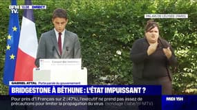 Fermeture de Bridgestone à Béthune: pour Gabriel Attal, "c'est une trahison de la confiance accordée"