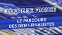 Coupe de France : Avec le PSG qualifié, le parcours des demi-finalistes