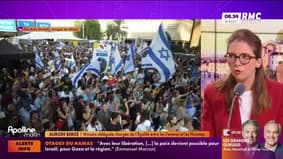 Aurore Bergé face à Apolline de Malherbe, s'exprime sur la libération des otages israéliens