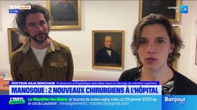 Manosque: deux nouveaux chirurgiens à l'hôpital Louis Raffalli