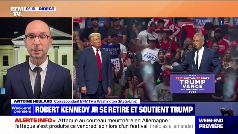 États-Unis: Robert F. Kennedy Jr se retire de la course présidentielle et soutient Donald Trump