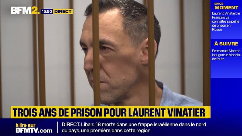 Le Français Laurent Vinatier condamné à trois ans de prison en Russie