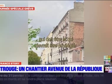 Île-de-France: le chantier avenue de la République a commencé à Montrouge