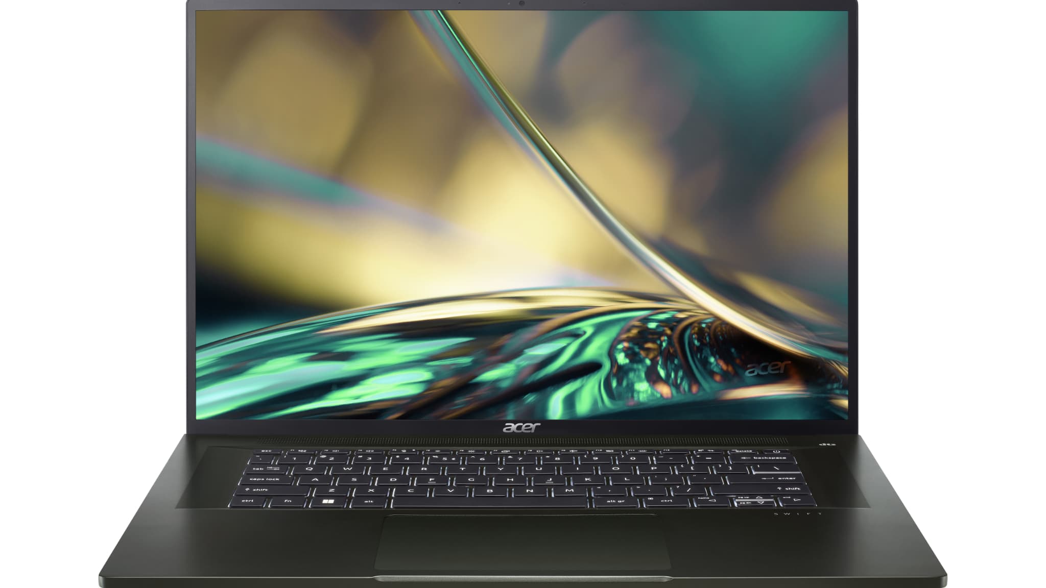 Le Swift Edge arbore des bords ultrafins et un taux d'occupation de l'écran de plus de 90% du châssis.