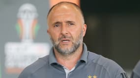 Le sélectionneur algérien Djamel Belmadi, à Bouaké le 23 janvier 2024