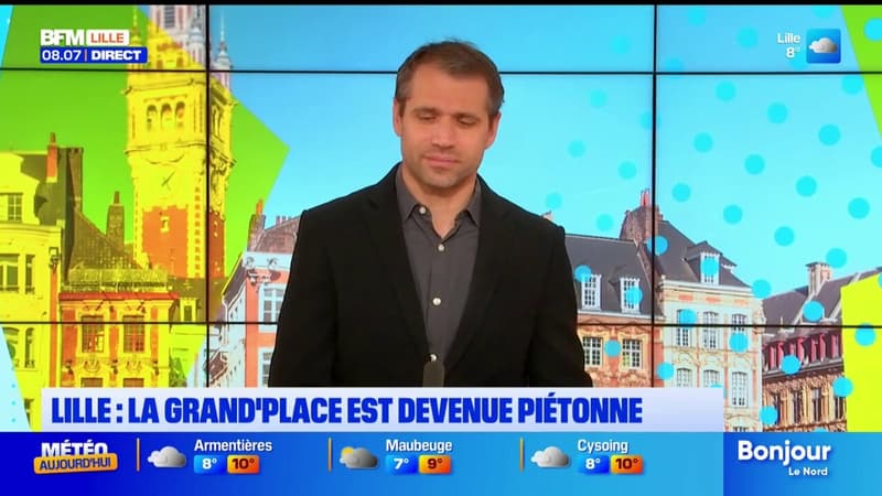 La Gran'Place de Lille est piétonne