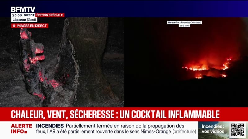 Incendies: braises et points chauds représentent un risque de nouveaux départs de feux