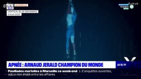 Marseille: Arnaud Jerald sacré champion du monde d'apnée
