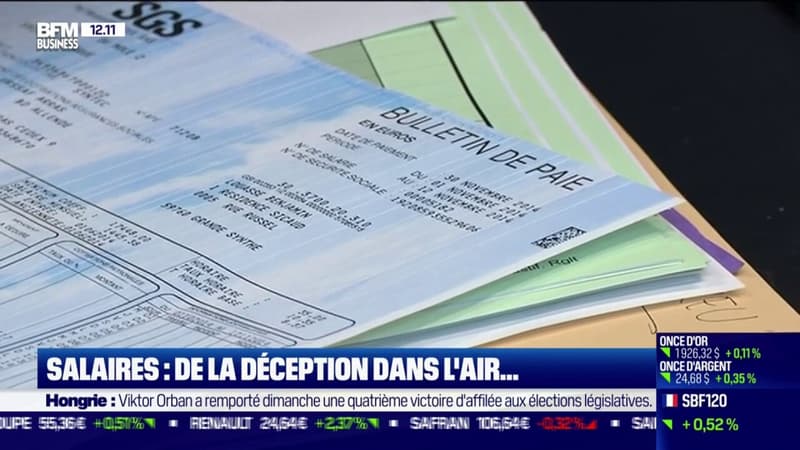 Salaires : de la déception dans l'air
