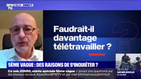 Covid-19:  l'épidémiologiste William Dab pense qu'il faut télétravailler "quand cela est possible"