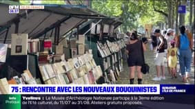 Paris: les nouveaux bouquinistes investissent les quais de Seine