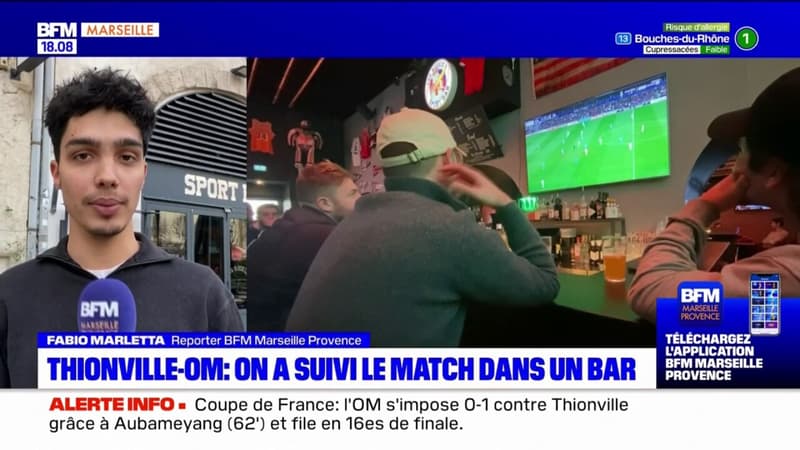 Coupe de France: le match de l'OM contre Thionville suivi dans les bars