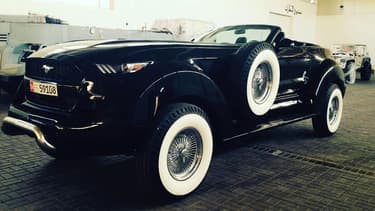 Une Ford Mustang croisée avec un Dodge Ram, cela donne un exemplaire unique de Ford Musatng 4X4.