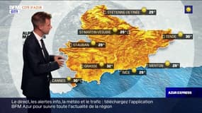 Météo: un temps ensoleillé ce dimanche, jusqu'à 29°C à Nice