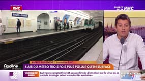 L'air du métro trois fois plus pollué qu'en surface