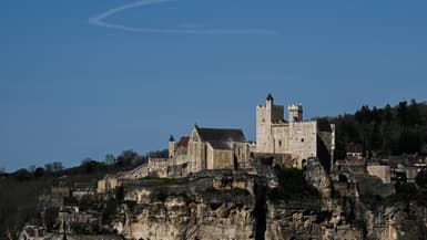 Vue de Beynac-et-Cazenac, le 24 mars 2021