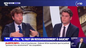 "Il y aura un candidat Ensemble pour la République au deuxième tour", assure Gabriel Attal