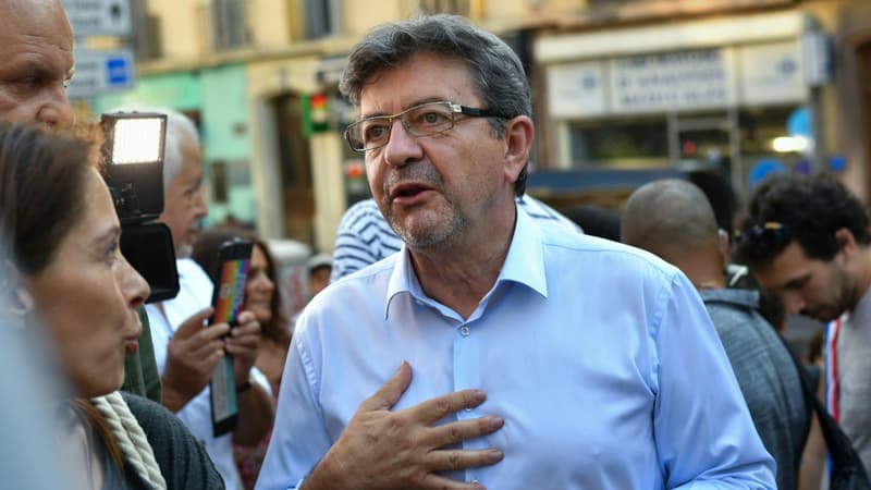 Jean-Luc Mélenchon à Marseille, le 24 août 2017