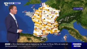 De la pluie près de la Méditerranée et sur le Nord-Ouest, un temps plus sec ailleurs prévu ce vendredi