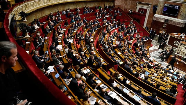 L'Assemblée nationale en séance en décembre 2017. 