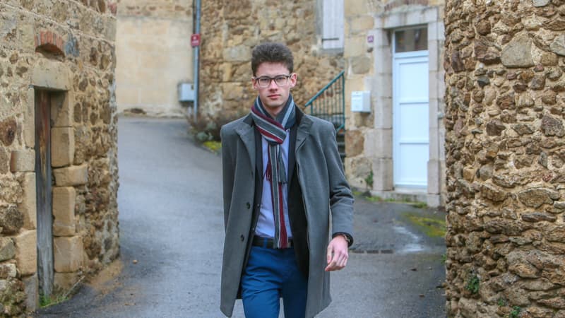 Hugo Biolley, élu à l'âge de 18 maire de Vinzieux en 2020
