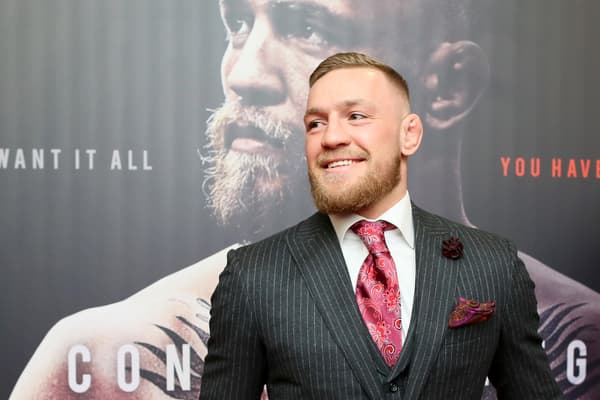 Conor McGregor lors de la première du film qui lui est consacré, en novembre 2017 à Dublin