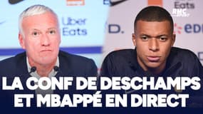 La conférence de presse de Kylian Mbappé et de Didier Deschamps 