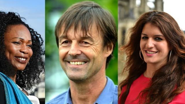 Laura Flessel, Nicolas Hulot et Marlène Schiappa