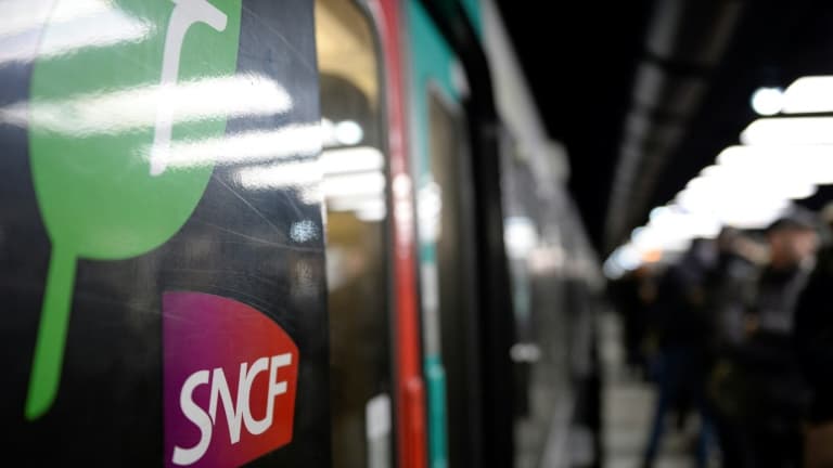 Une rame du RER B à la station Châtelet-les-Halles à Paris, le 9 décembre 2019 (illustration). 