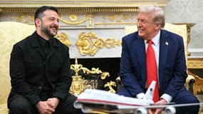 Volodymyr Zelensky et Donald Trump, le 18 août 2025 à la Maison Blanche.