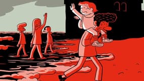 Détail de la couverture de la BD "Moi, Fadi, le frère volé" de Riad Sattouf