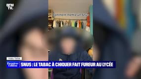 Snus : le tabac à chiquer fait fureur au lycée - 05/01