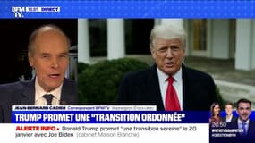 Biden officiellement vainqueur: Donald Trump promet une "transition ordonnée"