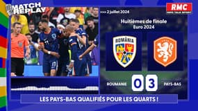 Roumanie 0-3 Pays-Bas : Malen et Gakpo écœurent les Roumains, les Néerlandais filent en quarts de l'Euro 2024, le match replay avec les commentaires RMC 6356325208112