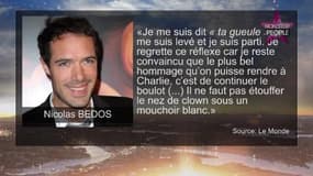 Charlie Hebdo : Nicolas Bedos raconte son « malaise » chez Ruquier