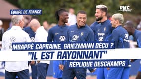 Mbappé nommé capitaine, Griezmann déçu ? "Il est rayonnant, resplendissant" réplique Deschamps