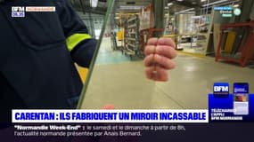 Manche: un miroir incassable fabriqué à Carentan-les-Marais