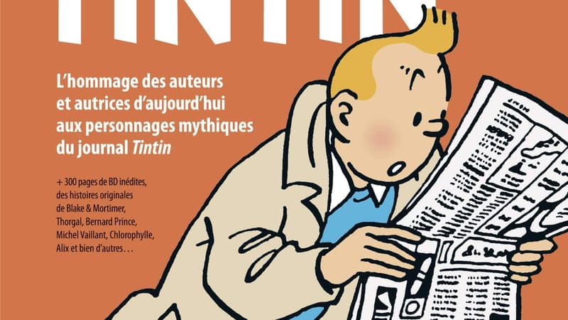 Couverture du numéro exceptionnel du journal "Tintin"