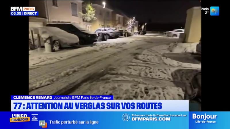 Seine-et-Marne: attention au verglas sur les routes ce vendredi matin