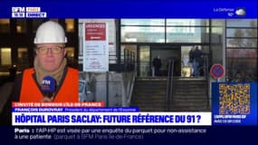 Hôpital Paris Saclay: un projet "nécessaire" en Essonne pour François Durovray